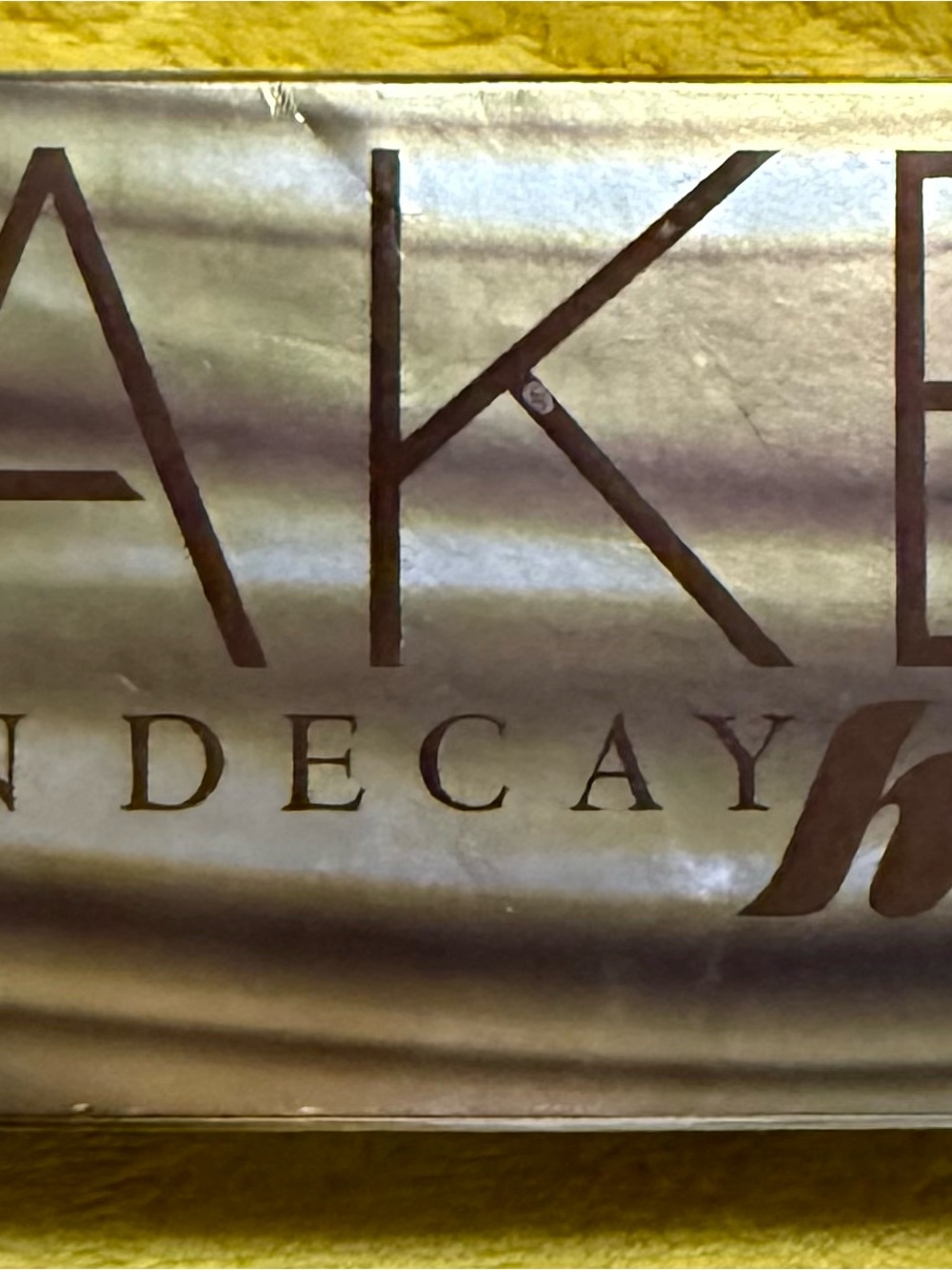 Urban Decay Metallic Gold Wall Art Panel